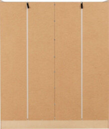 Seconique Nevada 4 Door 2 Drawer Mirrored Wardrobe In Black Gloss Finish - thumbnail 8