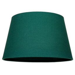 Happy Homewares Traditional 30Cm Forest Green Linen Fabric Drum Table/pendant Shade 60W Maximum - thumbnail 5