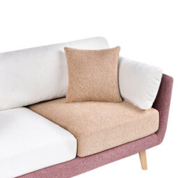 Beliani Sofa 3 Seater Bolga Fabric Pink - thumbnail 7