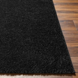 Livabliss Cloudy Shaggy-Solid Color Black Plush Soft Pile Living Bedroom Rug 200 X 275 Cm Easy Care, Non Shedding - thumbnail 5
