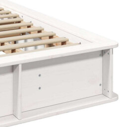 Berkfield With Storage White 200 X 200 Cm Wood - thumbnail 9