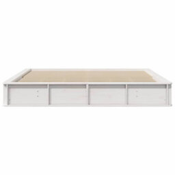Berkfield With Storage White 200 X 200 Cm Wood - thumbnail 5