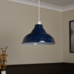 Inlight Lucia Navy Pendant Round Light Shade (D)30Cm - thumbnail 2