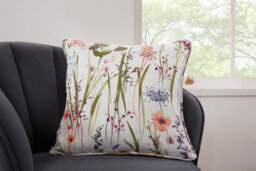 Sundour Hampshire - Fully Lined Floral Curtains - Pencil Pleat - Polycotton (Multi, Filled Cover - 18'' X 18'' (Single)) - thumbnail 1
