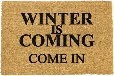 Artsy Doormats Winter Is Coming Quote From Game Of Thrones Doormat - image 1