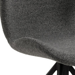 Furniture To Go Batilda Swivel Dining Chairs In Grey Fabic Set Of 2 - thumbnail 9