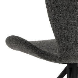 Furniture To Go Batilda Swivel Dining Chairs In Grey Fabic Set Of 2 - thumbnail 7