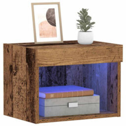 Walplus Tv Cabinet 2 Pcs Old Wood 40 X 30 X 30 Cm Engineered Wood - thumbnail 3