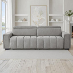 Furnishings For Less UK Millie Grey 3 Seater Electric Sliding Sofa Adjustable Headrests - thumbnail 5