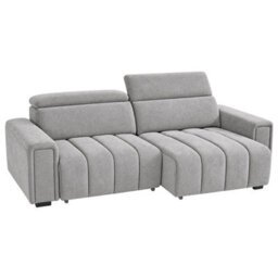 Furnishings For Less UK Millie Grey 3 Seater Electric Sliding Sofa Adjustable Headrests - thumbnail 1