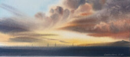 Sunset On The Sea 31 X 13.6 X 0.1 Cm (12.2 X 5.4 X 0 Inches) - thumbnail 1