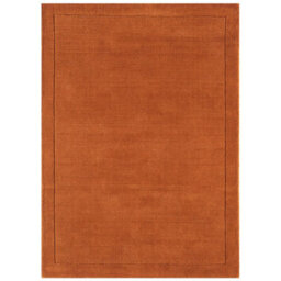 Modern Rug, Wool Rug For Livingroom, Terracotta Rug, Handmade Diningroom Rug, 9mm Thick Modern Rug-80Cm X 150Cm - thumbnail 1