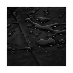 Round Garden Table Cover, Waterproof Furniture 210D Oxford Tarpaulin, 128 X 71 Cm (Black) - thumbnail 5