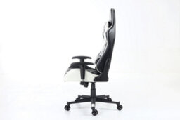 Gtforce Pro Gt Reclining Sports Racing Gaming Office Desk Pc Car Faux Leather Chair (White) - thumbnail 3