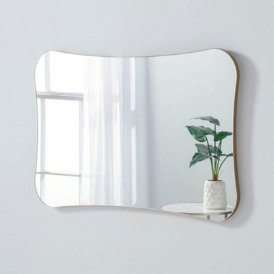 Yearn Barnsbury Frameless Gold Organic Mirror 120X80Cm - image 1