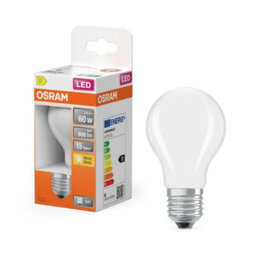 Osram Led Lamp Star Light Bulb A60 Filament E27 Frosted 60W Warm White 6 Pack - thumbnail 4