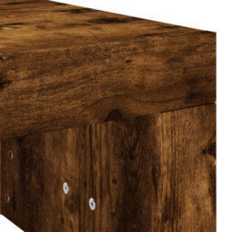Vidaxl Coffee Table Smoked Oak 102X50X36 Cm Engineered Wood - thumbnail 7