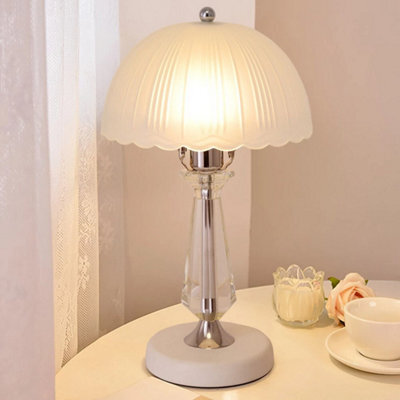 Retro Traditional Table Lamp Shade Bedside Antique Crystal Lamps Home Decoration - image 1
