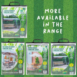 Rectangular Garden Furniture Cover Dark Grey Roots & Shoots - thumbnail 6