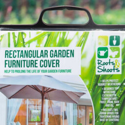 Rectangular Garden Furniture Cover Dark Grey Roots & Shoots - thumbnail 7