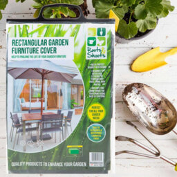 Rectangular Garden Furniture Cover Dark Grey Roots & Shoots - thumbnail 4