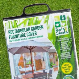 Rectangular Garden Furniture Cover Dark Grey Roots & Shoots - thumbnail 3
