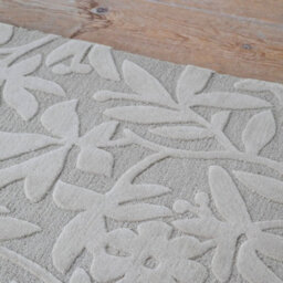 Natural Handmade Nature Print Handmade Wool Rug For Living Room-140Cm X 200Cm ( 4Ft. 7In. X 6Ft. 6In.) - thumbnail 5