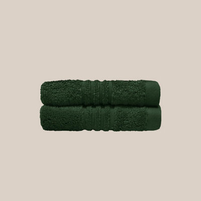 Misona Ultra Soft Bamboo Face Cloths Pack Of 2 - Khaki - image 1
