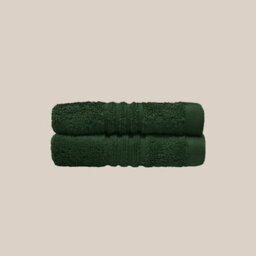 Misona Ultra Soft Bamboo Face Cloths Pack Of 2 - Khaki
