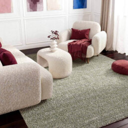 The Rugs Ted Baker Portobello Handwoven Soft Plain Living Room Rug In Light Green - thumbnail 2