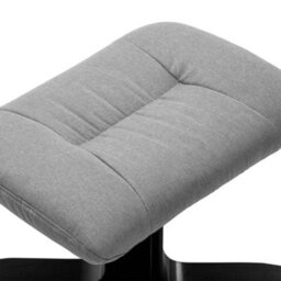 More4Homes Sorento Swivel Recliner Linen Fabric Chair W Foot Stool Armchair Grey - thumbnail 7