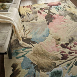 Beige Multi Wool Handmade Luxurious Modern Floral Rug For Living Room And Bedroom-259Cm X 351Cm - thumbnail 3