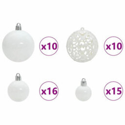 Vidaxl Slim Christmas Tree Green 210 Cm Pvc And Solid Pine Wood - thumbnail 8