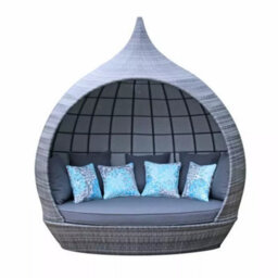 Fonteyn Rattan Corone Outdoor Garden Daybed - thumbnail 1