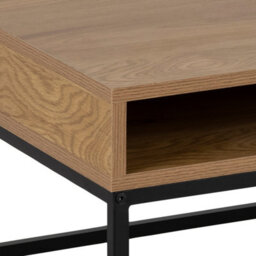 Furniture To Go Willford Coffee Table In Oak & Black - thumbnail 8