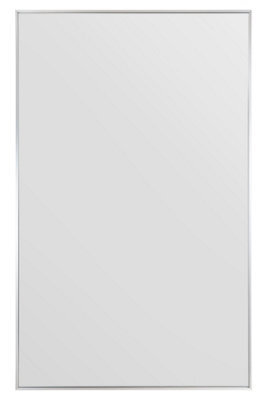 "Mirroroutlet Artus - Silver Aluminium Edged Full Length Wall Leaner Mirror 68"" X 43"" (174Cm X 110Cm)" - image 1