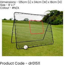 Loops 9 X 7Ft Xl Football Rebounder - Pitch & Garden Large Training Elastic Bounce Net - thumbnail 2