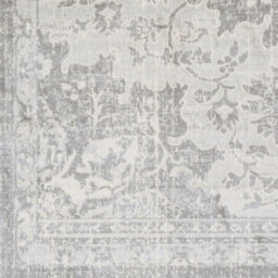 Livabliss Square Monaco-Vintage Grey Ivory Cream Traditional Boho Living Dining Bedroom Rug 200 X 200 Cm Easy Care, Non Shedding - thumbnail 7