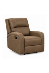 Loft Home Celestine Tan Fabric Manual Recliner Armchair - thumbnail 2