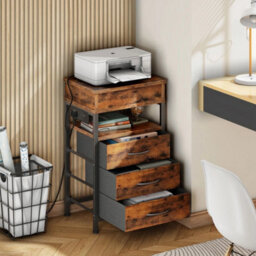 Bedside Table W/ Charging Station & 3 Drawers - thumbnail 5