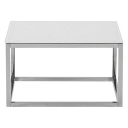 Beliani Set Of 2 Coffee Tables Brea Tempered Glass White - thumbnail 8