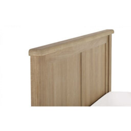 "Ashfield Premium Limed Oak Bed With Curved Edging - Double 4Ft 6"" (135Cm)" - thumbnail 7