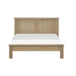 "Ashfield Premium Limed Oak Bed With Curved Edging - Double 4Ft 6"" (135Cm)" - thumbnail 4
