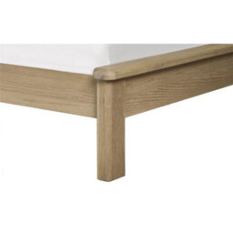 "Ashfield Premium Limed Oak Bed With Curved Edging - Double 4Ft 6"" (135Cm)" - thumbnail 8