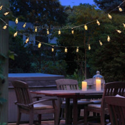 Long Life Lamps Company Outdoor Or Indoor Mini Lantern 20 Led String Lights Ip44 Mains Powered 2500K Lansl01 - thumbnail 9