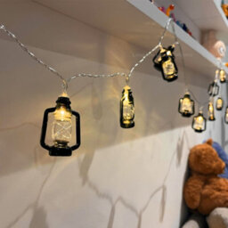 Long Life Lamps Company Outdoor Or Indoor Mini Lantern 20 Led String Lights Ip44 Mains Powered 2500K Lansl01 - thumbnail 7