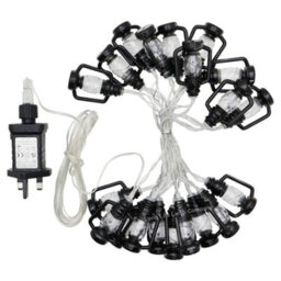 Long Life Lamps Company Outdoor Or Indoor Mini Lantern 20 Led String Lights Ip44 Mains Powered 2500K Lansl01 - thumbnail 4