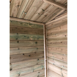 Marlborough - 9 X 11 Pressure Treated T&g Wooden Summerhouse + Overhang + Long Windows (9Ft X 11Ft) / (9' X 11') (9X11) - thumbnail 2