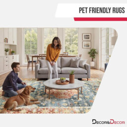Decoranddecor Rug, Washable Rugs, Kitchen Rugs, Bath Mats, 60X90Cm, Non-Slip, Pet Friendly, Low Pile, Persian Rug - Avenza - thumbnail 3