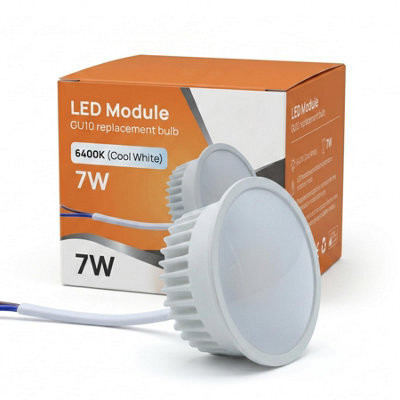 Led Spot Lights Ceiling Cool White 6400K Recessed Downlight 7W 720Lm 230V Bulb Lights 5 Pack - image 1